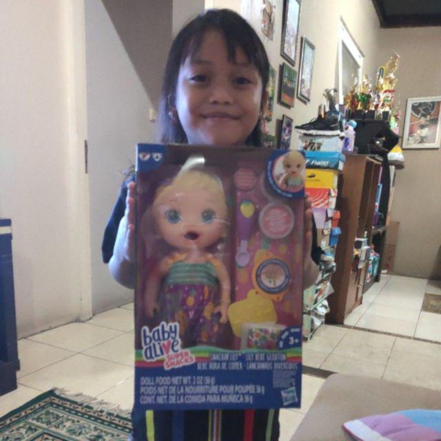  Baby  Alive  SNACKIN LILY Boneka  bayi Mainan  bayi 