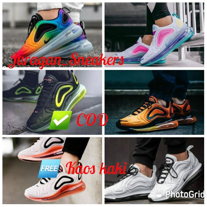 SEPATU PRIA NIKE AIR MAX 720 REFLEVTIVE BLACK