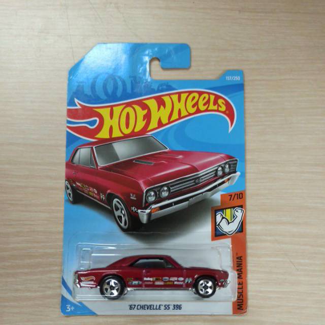 hot wheels 67 chevelle ss 396 price