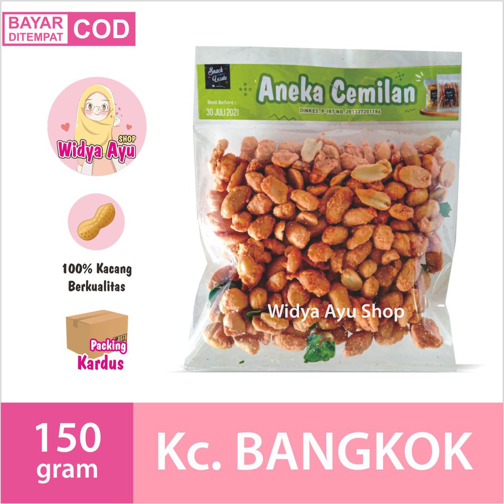 

Kacang Thailand Daun Jeruk 150gr / Kacang Bangkok / Pedas Manis / Kacang Thailand Pedas