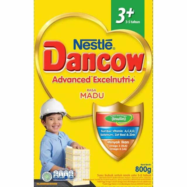 

susu dancow rasa madu 3+