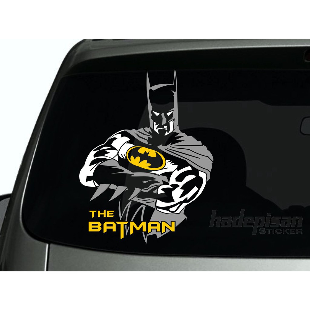 Stiker Cutting Sticker Kaca Mobil THE BATMAN Shopee Indonesia