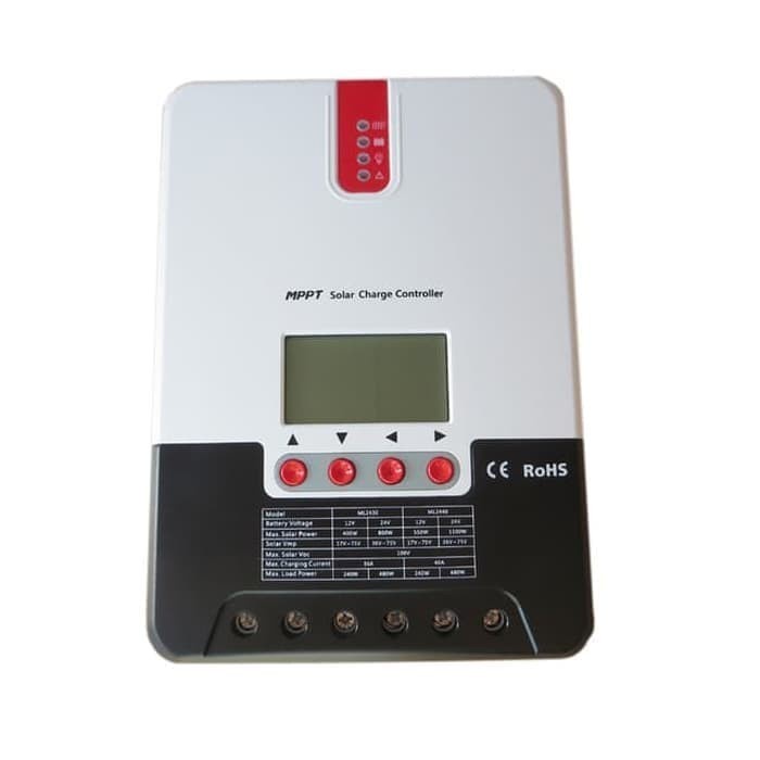 Real MPPT Solar Charge Controller 20a 12v 24v SRNE ML2420