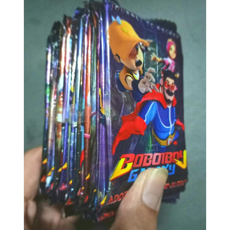 Set 26 Pak Kartu Boboiboy Galaxy Series Beda-Beda Cover 260 Kartu (Include 52 Hologram Card)