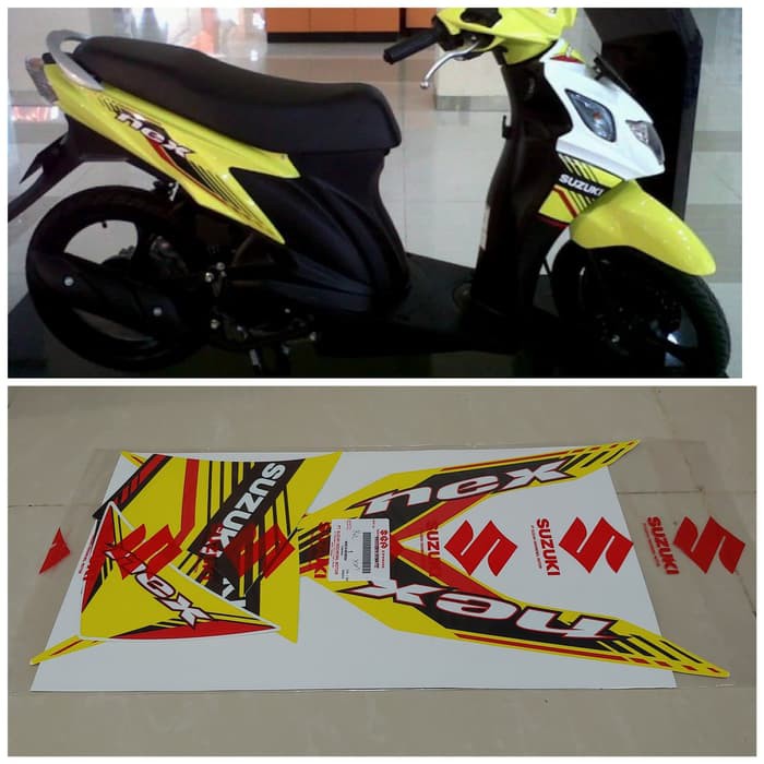 Striping Suzuki Nex 2014 Kuning Original SGP