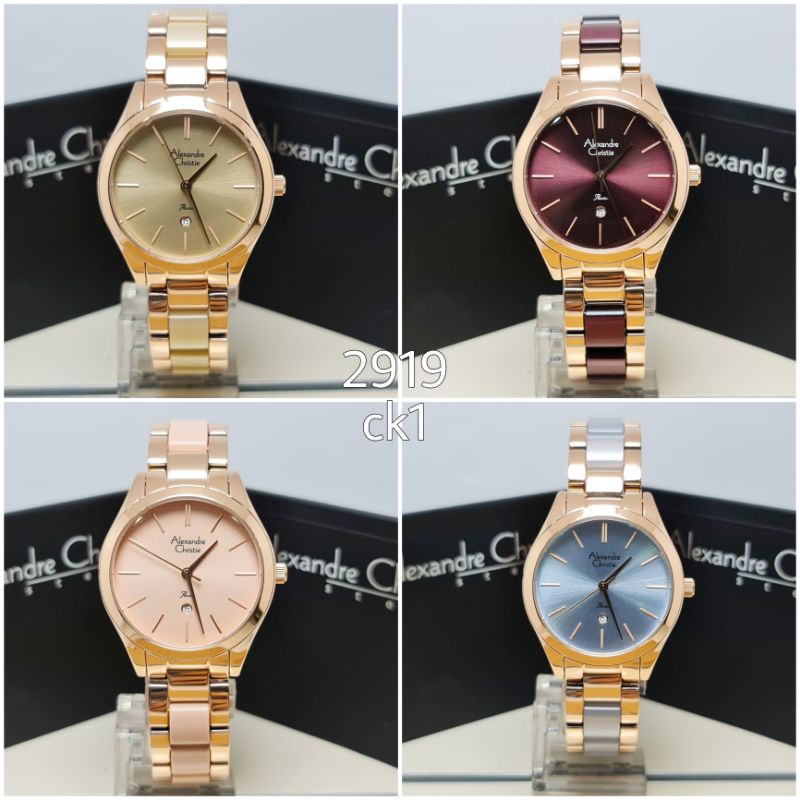Jam Tangan Wanita Alexandre Christie Mika AC2919LD 2919 ORIGINAL BERGARANSI RESMI
