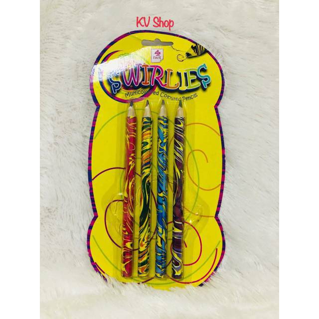 

Swirlies Multicoloured Coloured Pencils / Pensil Warna