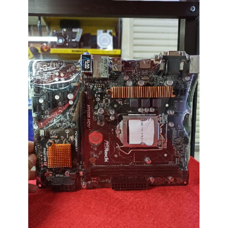 motherboard Intel ASRock h110 soket 1151 ddr4 murah bergaransi