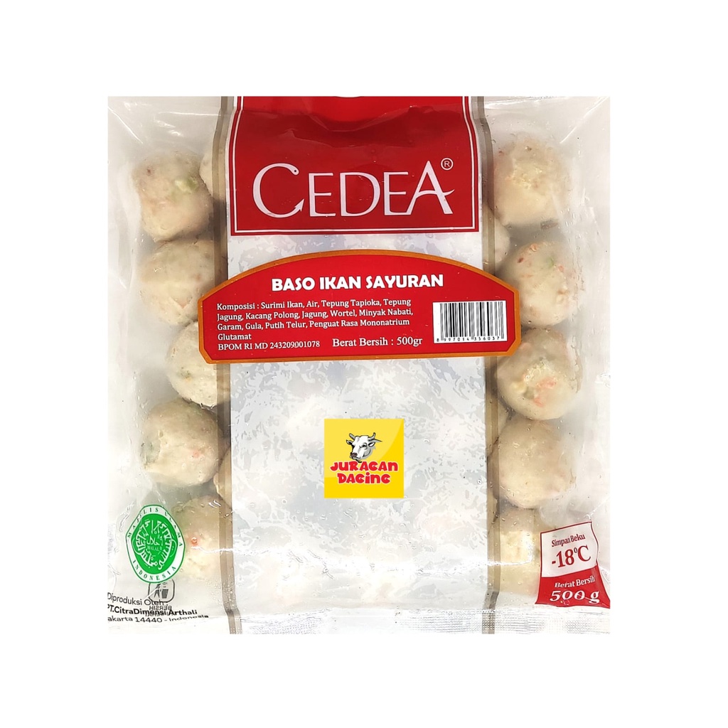 

Cedea Ikan Baso Sayur 500 gram