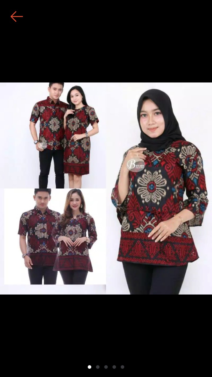 Maura Couple - Sania Ruffle Batik Couple Ori Ndoro Jowi Dnt Garansi Termurah Shopee  Selendang Merak
