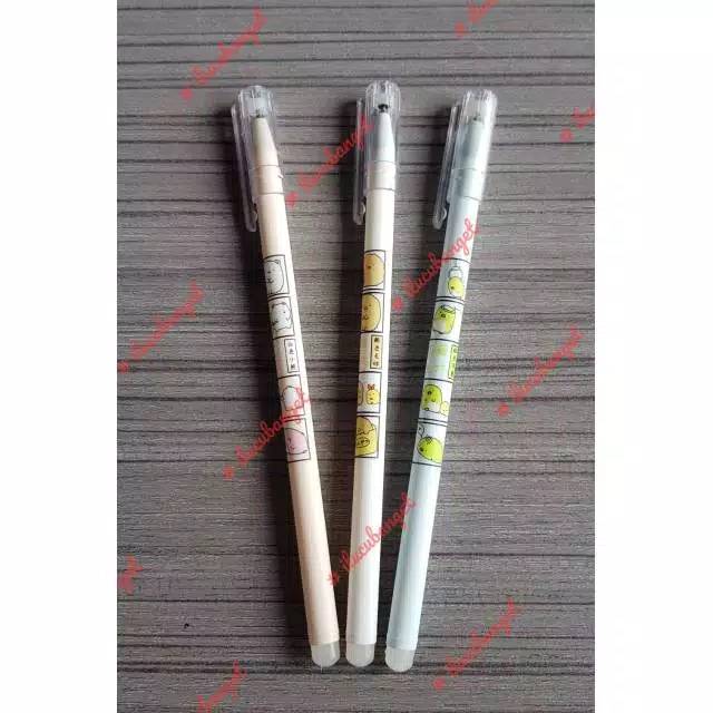 

PULPEN SUMIKKO GURASHI BISA DI HAPUS SET 3 PCS PULPEN GEL LUCU PEN
