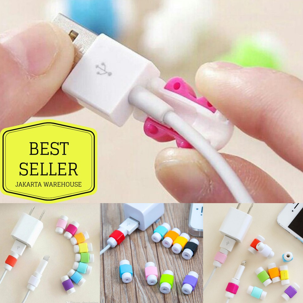 Jual Pelindung Kabel Data Charger Usb Cable Protector Indonesia|Shopee Indonesia