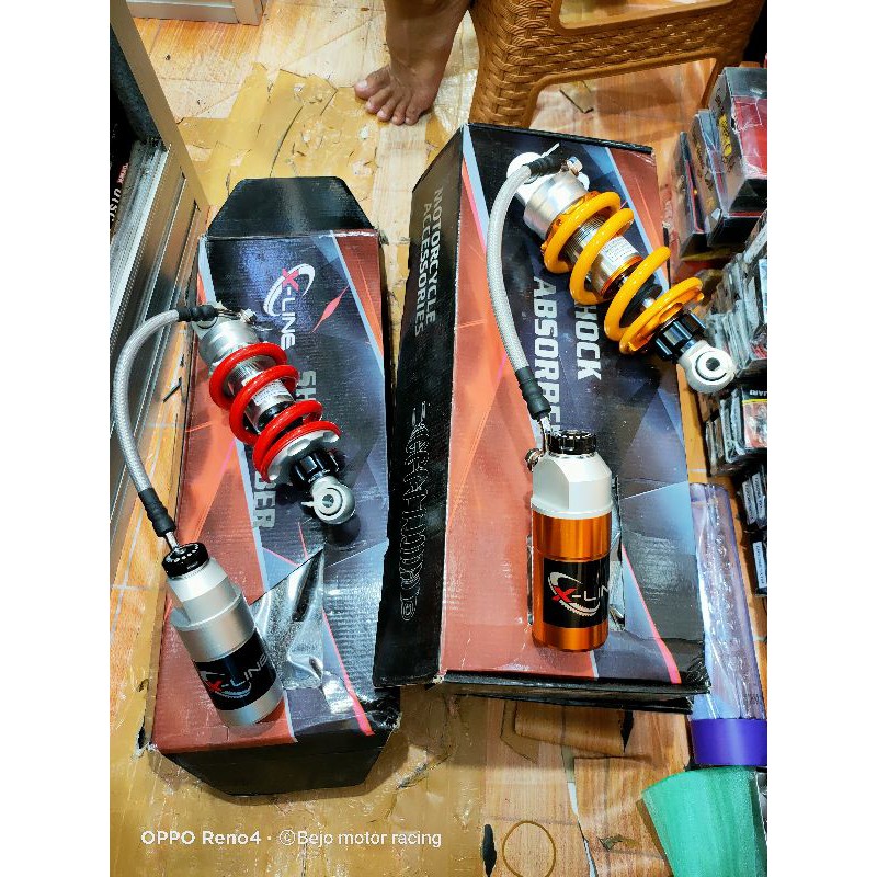 mono shock jupiter mx tabung pisah doble clic fungsi X LINE