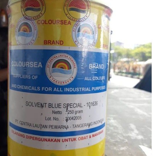 

Pewarna minyak coloursea blue spesial