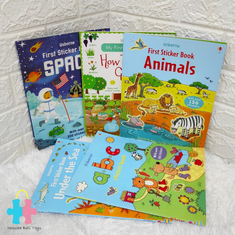 Usborne Sticker Book - Buku Sticker Edukasi Anak