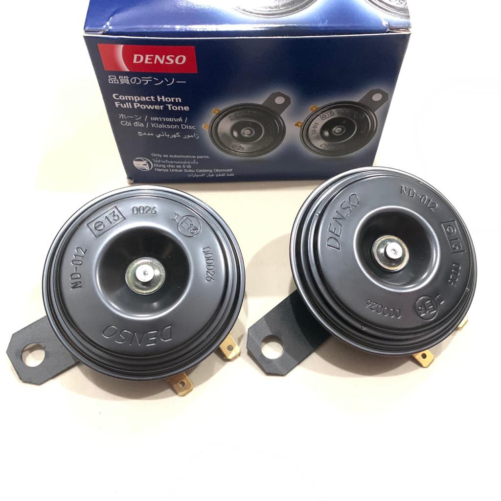 KLAKSON HORN MOTOR MOBIL DENSO POWER TONE DISC 12V DUAL ISI 2 STEREO