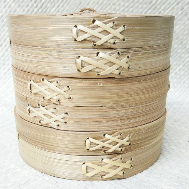 kukusan dimsum Hongkong klakat bambu siomay 13 15 cm