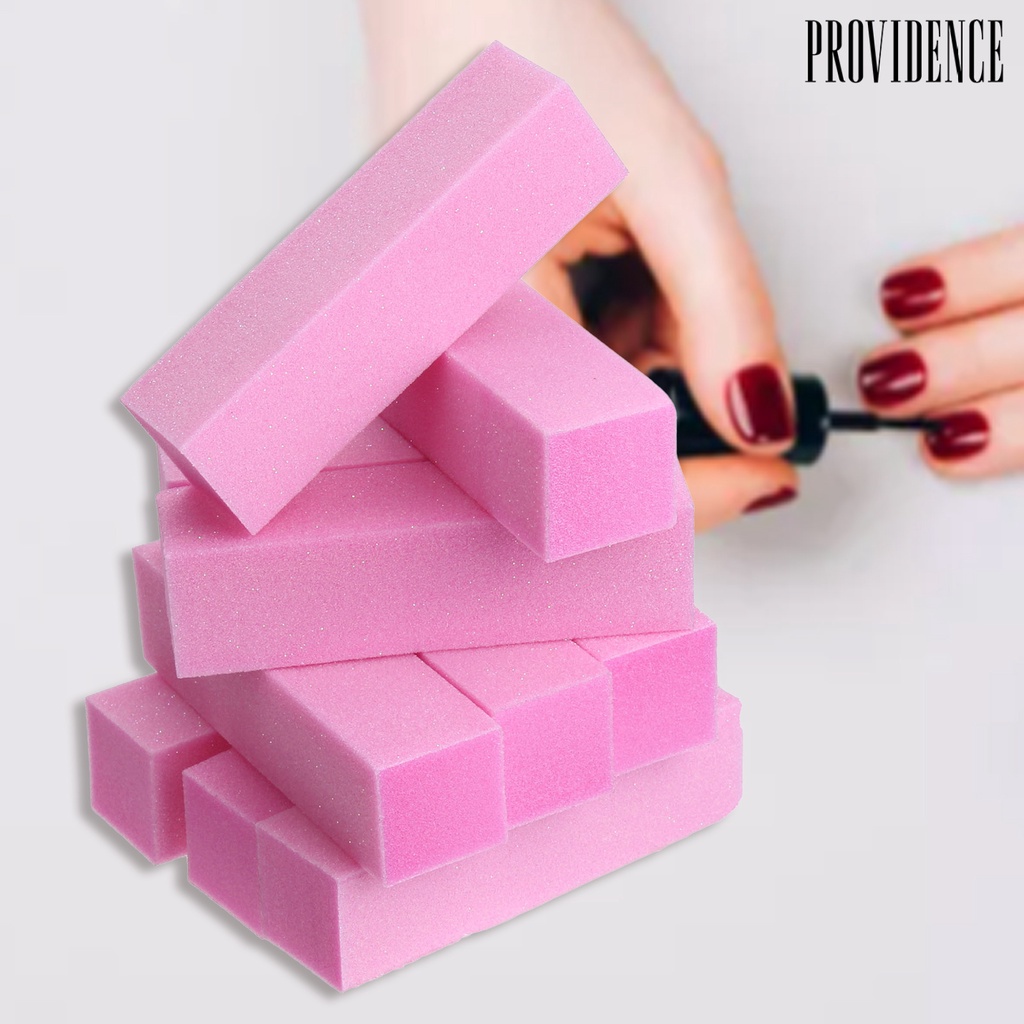 10 Pcs / Set Blok Pengamplasan File Buffer 4 Sisi Multifungsi Anti Abrasion Ringan Untuk Manicure Pedicure
