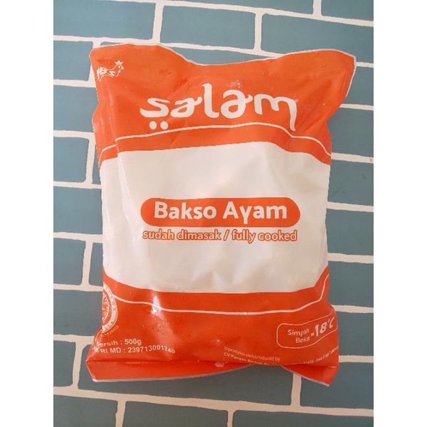 Jual Frozen Food Salam Bakso Pentol Ayam Kecil Gr Shopee Indonesia