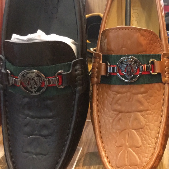 SEPATU LOAFERS PRIA FASHION MURAH KULIT ASLI - GUCCI