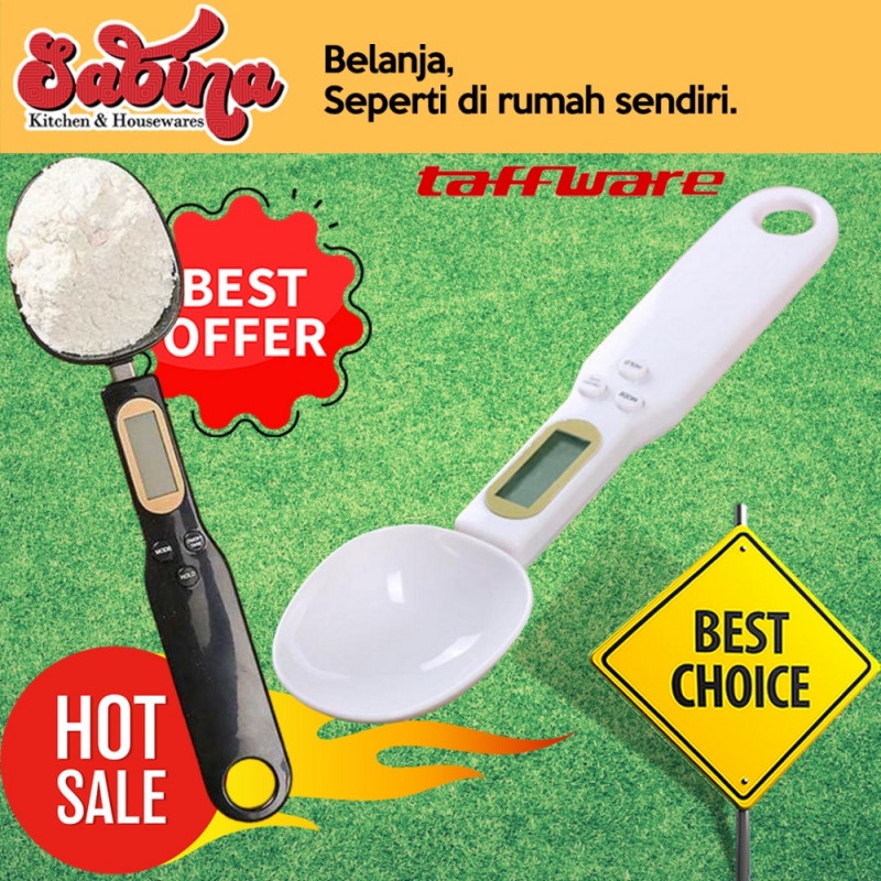 Sendok Ukur Takar Elektrik Digital Spoon Scale Max 500g Akurasi 0.1gr