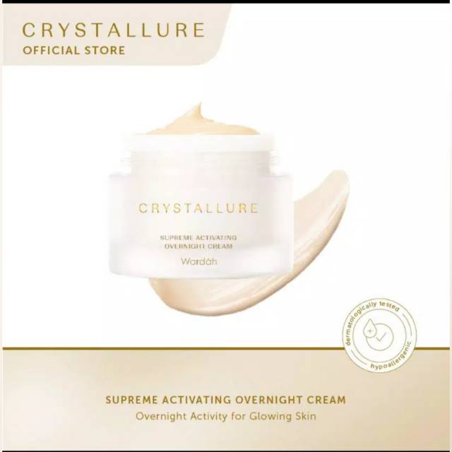 Crystallure Wardah krim malam