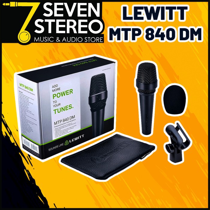 Lewitt MTP 840 DM MTP840 DM Dynamic Supercardioid Mic Microphone