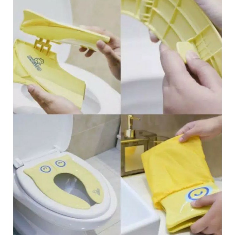 BABYLOO DUDUKAN TOILET ANAK PORTABLE/ACE POTTY SEAT TRAINING/POTTY SEAT LIPAT / POTTY TRAVELING