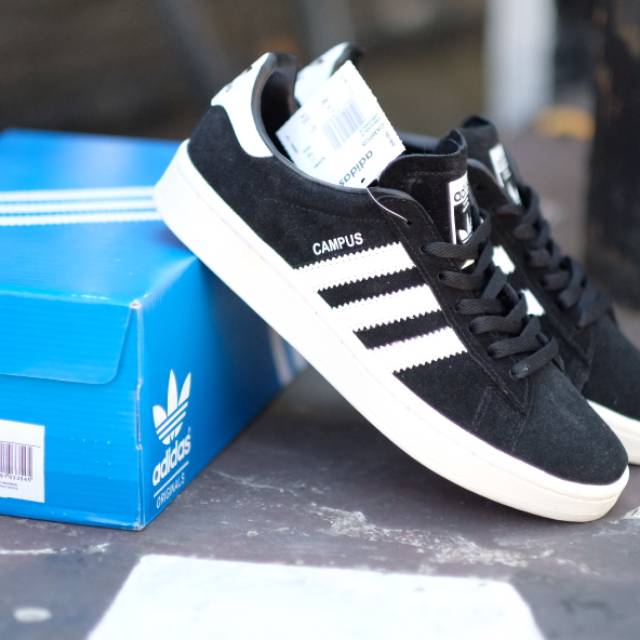 ADIDAS CAMPUS ORIGINAL BNIB BZ0084 BLACK - WHITE