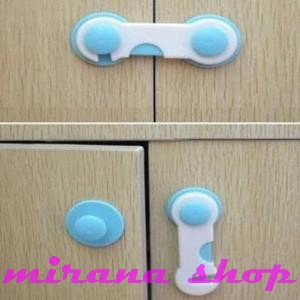 Harga Per Pc Pengaman Laci Lemari Pintu/ Pengaman untuk Bayi / Lock Band Drawer