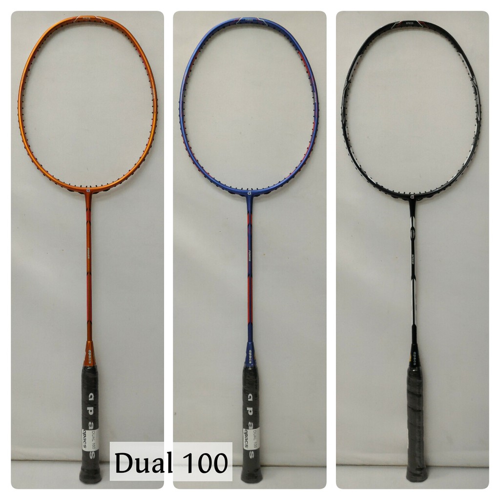 ORIGINAL APACS Raket Badminton - Dual 100 (Power & Speed)