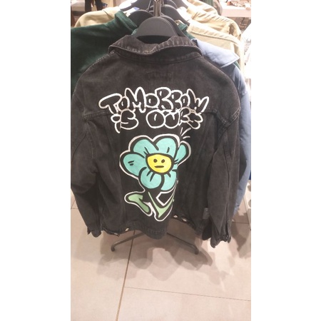 jaket denim zara original cowok sale