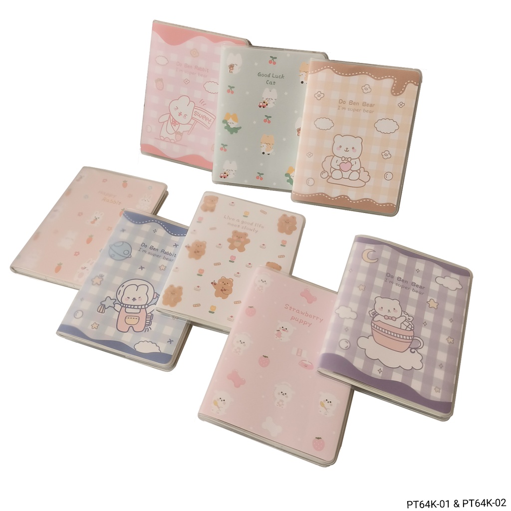 

Diary Notebook Mini Ukuran Saku Diyuanhome PT64K-01 & PT64K-02 Doben Bear