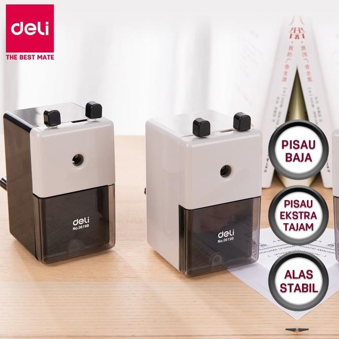 

BISA COD Deli E0619B Rautan Meja-Rotary Pencil Sharpener/PULPEN GEL/PULPEN LUCU/PULPEN 1 PACK/PENSIL WARNA/PENSIL 2B/PENGHAPUS JOYKO/PENGHAPUS LUCU/RAUTAN PENSIL PUTAR/RAUTAN ELEKTRIK/SPIDOL WARNA/SPIDOL PERMANEN/SPIDOL WHITEBOARD/CORRECTION TAPE