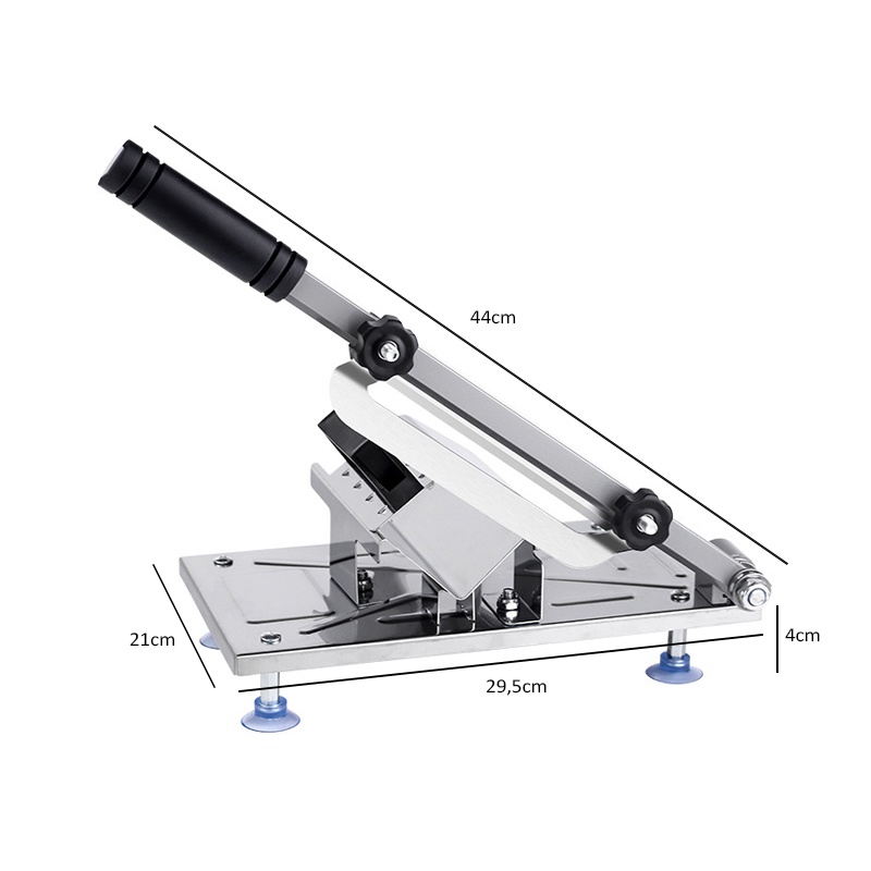 HOVELSHOP Alat Pemotong Pengiris Sayuran Buah Daging Beku Stainless Steel Meat Slicer