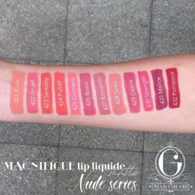 Lipstik liquide matte nude series