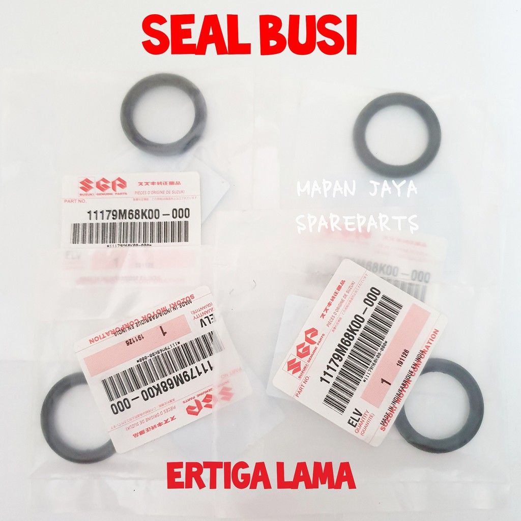 SEAL BUSI SET SUZUKI ERTIGA ORIGINAL ASLI SGP 4 BIJI
