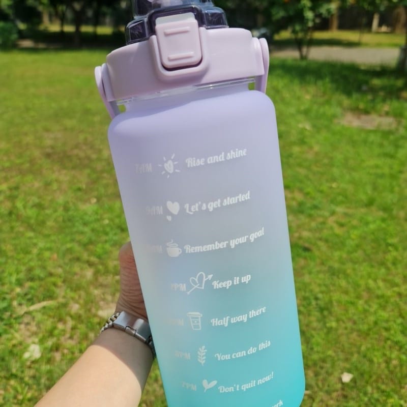 Botol Minum 2 Liter  Viral Botol Pelangi Botol Minum Motivasi