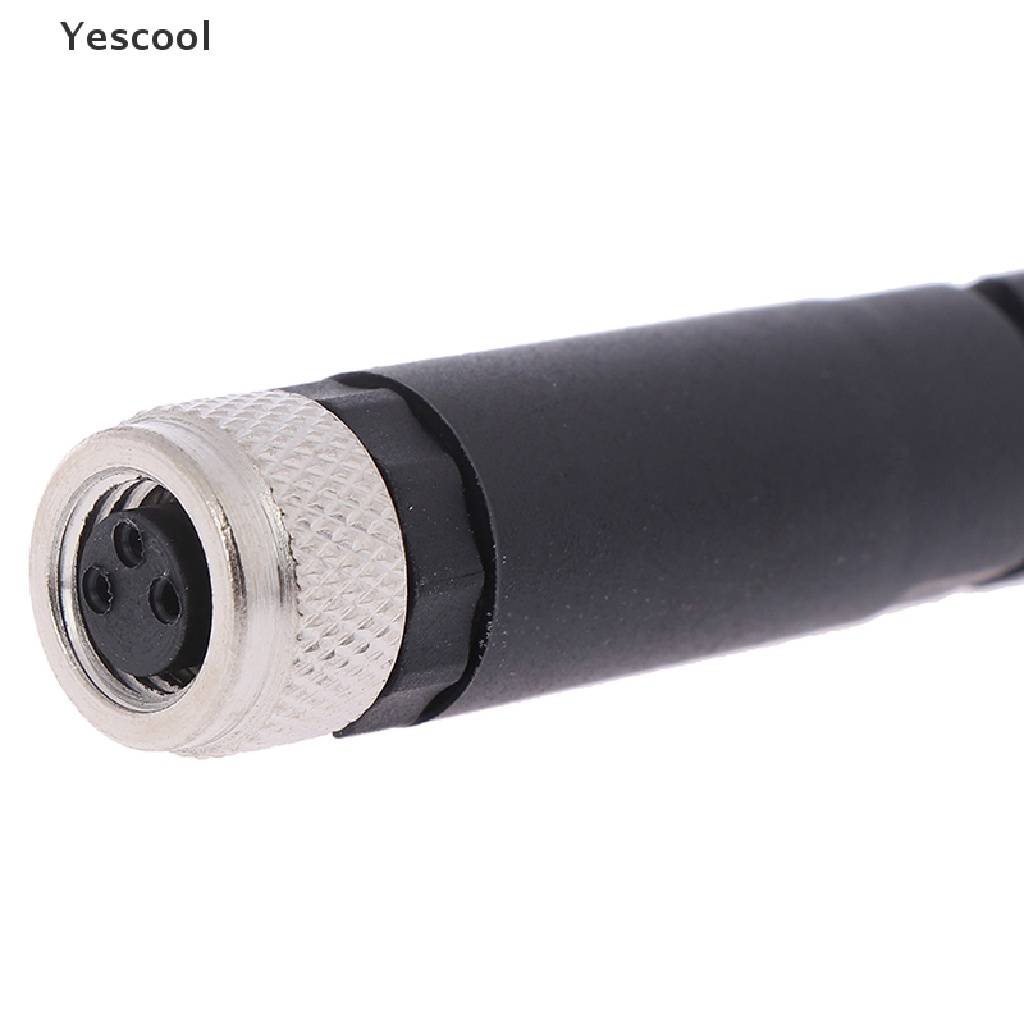 Yescool 1Pc Konektor Sensor M8 3 / 4 Pin Male / Female