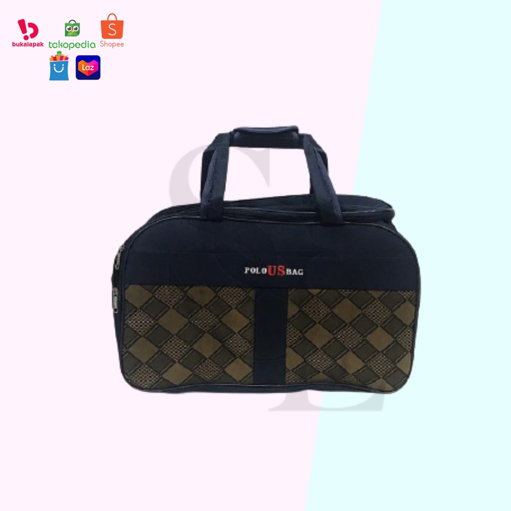 TAS PAKAIAN / TRAVEL BAG NO TROLLY / TANPA PAPAN / TAS TENTENG UKURAN 18+22 INCH