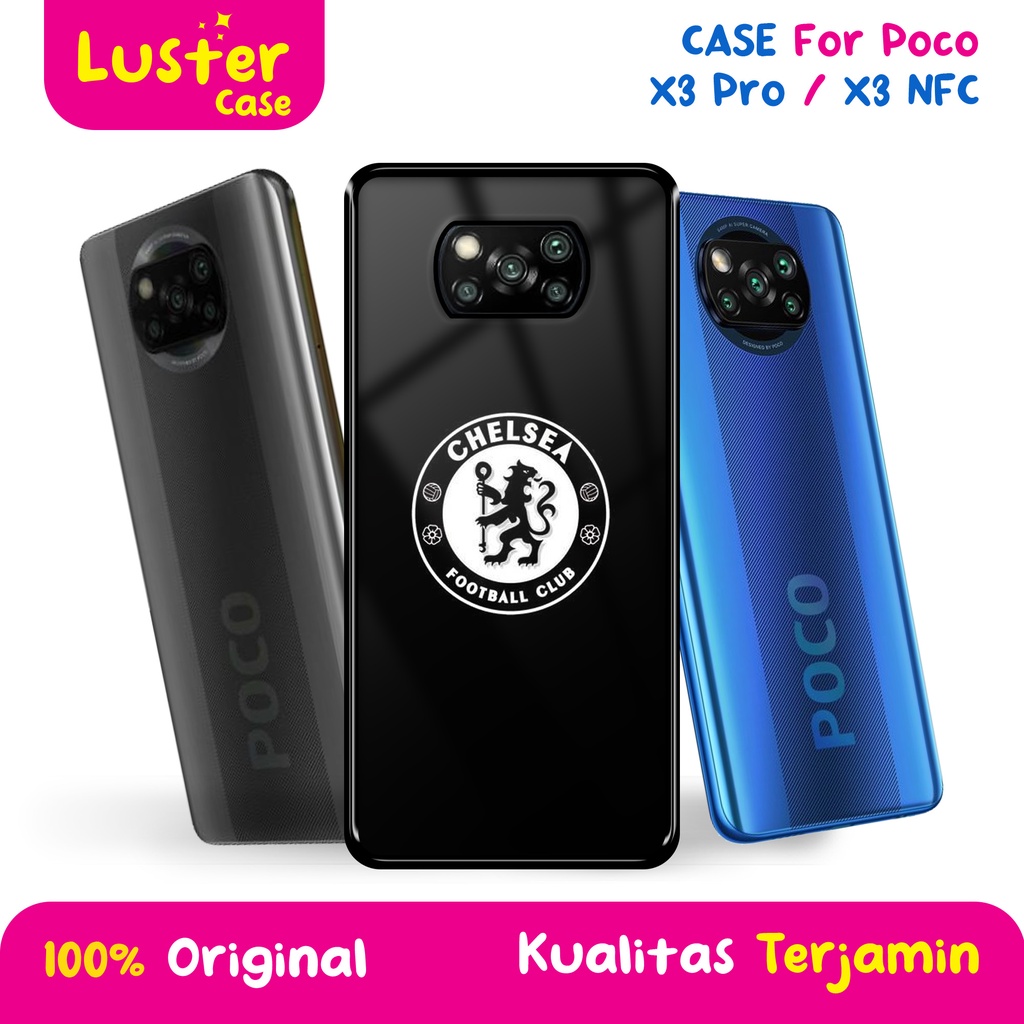 Case POCO X3/X3PRO/X3 NFC Case HP Premium Glossy [ BOLA ] Casing HP - Softcase Glossy - Softcase POC