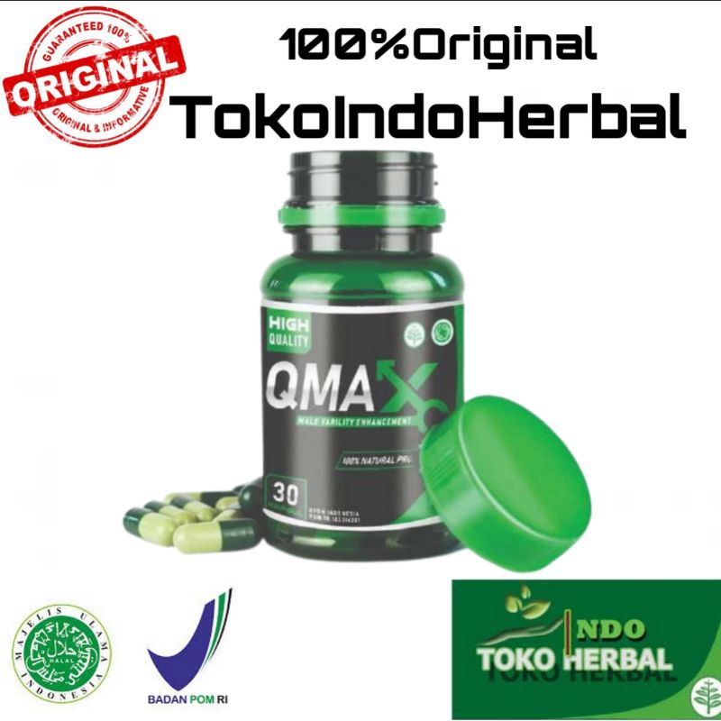 OBAT QMAX ASLI ORIGINAL TAHAN LAMA PRIA  - OBAT QMAX ASLI BPOM HERBAL .