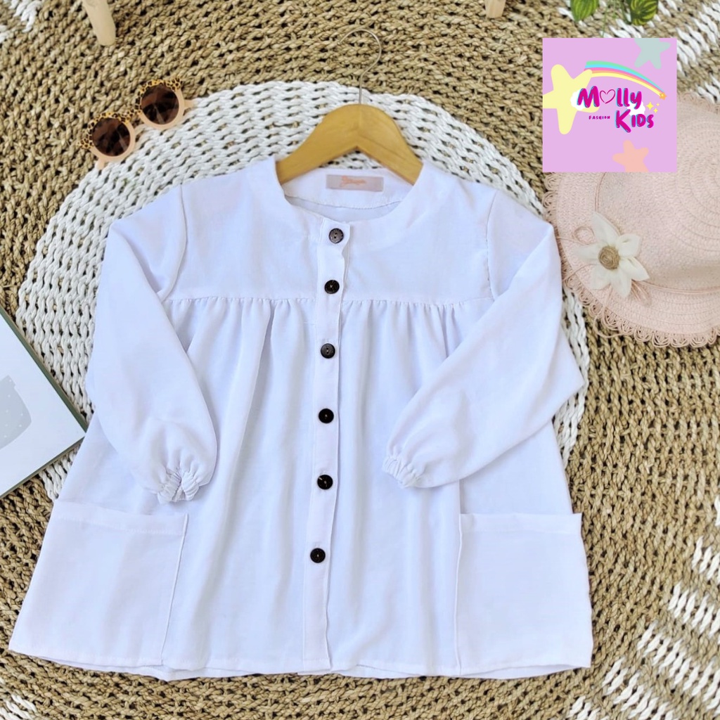 BLOUSE CLEO/BLOUSE ANAK WANITA/BLOUSE CRINKLE