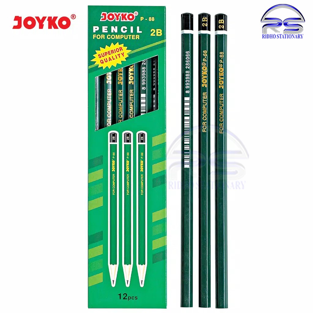 

Pensil 2B Joyko P-88 Hijau / MURAH...!!!