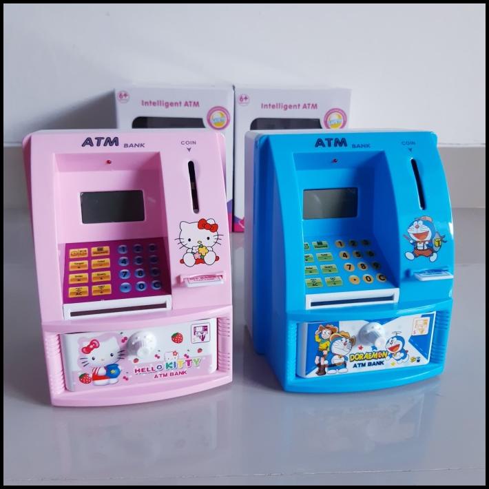 

Mainan Celengan Atm Bank Hello Kitty Doraemon - Anak Belajar Menabung