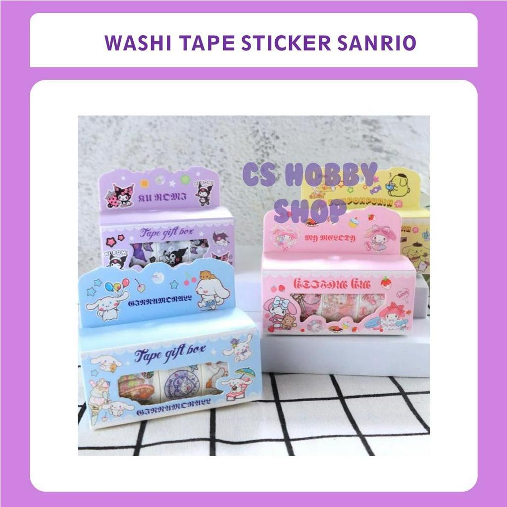

Washi Tape Stiker Solasi Sanrio Cinnamoroll My Melody Kuromi