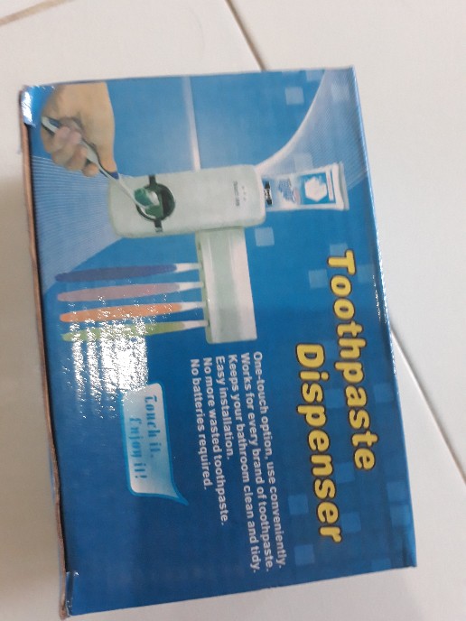 Dispenser Odol / Pasta Gigi Dan Tempat / Gantungan Sikat Gigi