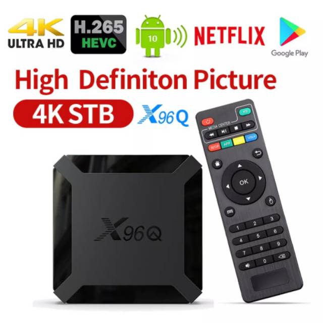 Android TV Box Smart TV Box X96Q Paling Baru