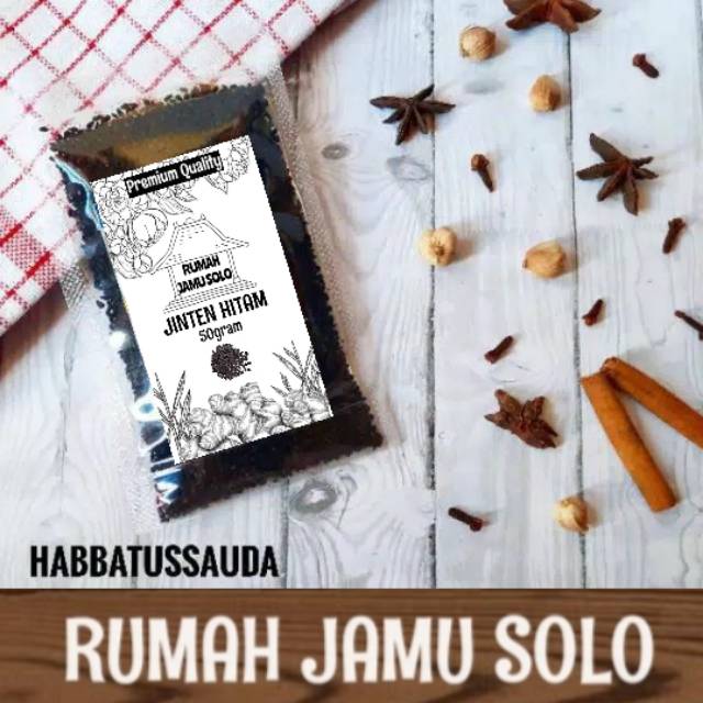 

BIJI JINTEN HITAM KERING 50 GRAM - MURNI - PREMIUM
