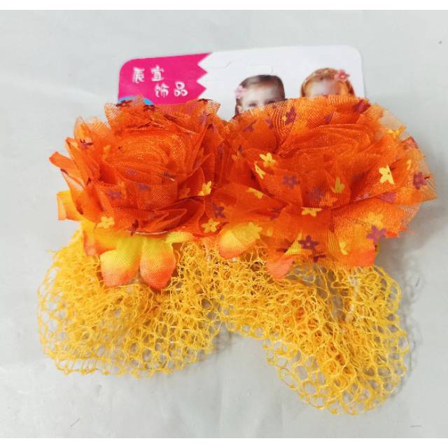 grosir  Jepit hairnet anak anak isi 6 pasang.